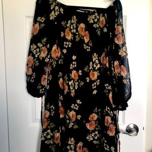 Off shoulder floral dress